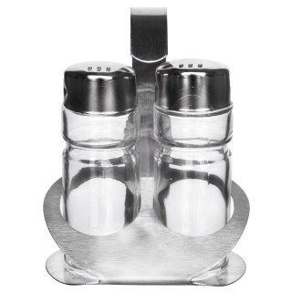 Przyprawnik na sól pieprz solniczka w stojaku