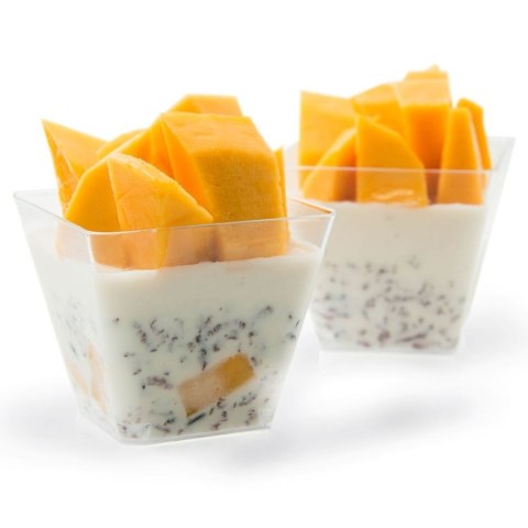 Pucharek na desery przystawki przekąski mini pojemniczki zestaw komplet 6 sztuk 120 ml