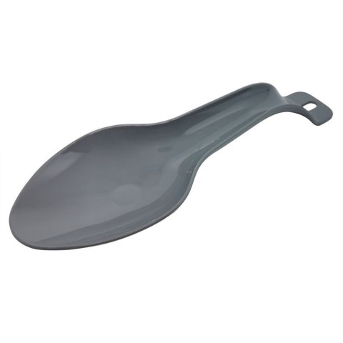 Szara podstawka kuchenna pod łyżkę stojak na chochlę łopatkę