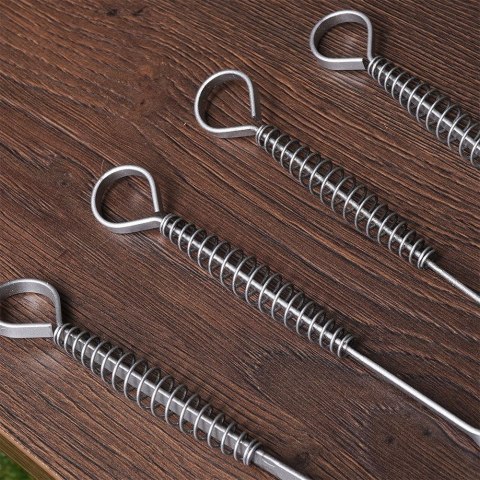 Szpikulec szpikulce stalowe do szaszłyków grilla 4 szt. 42,5 cm