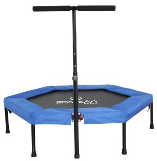 Trampolina Sześciokątna Fitness Z Uchwytem o śr.136 cm