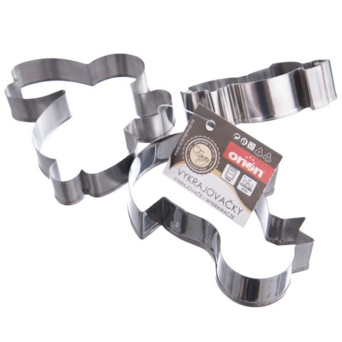 Wykrawacz cukierniczy stalowy / foremka do ciastek pierników Wielkanoc zestaw 3 szt.