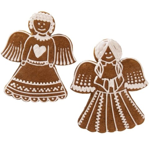 Wykrawacz cukierniczy stalowy / foremka do ciastek pierników aniołek