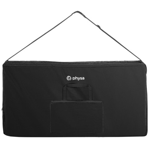 Krzesło do masażu tatuażu przenośne składane Montpellier Blue do 130 kg niebieskie