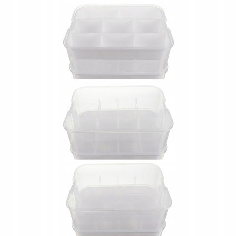 Pudełko Na Klocki- 2 Poziomy 15L Kruzzel 25756