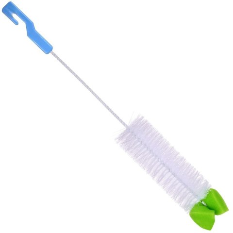 Szczotka myjka do czyszczenia butelek butelki karafki z gąbką 41 cm