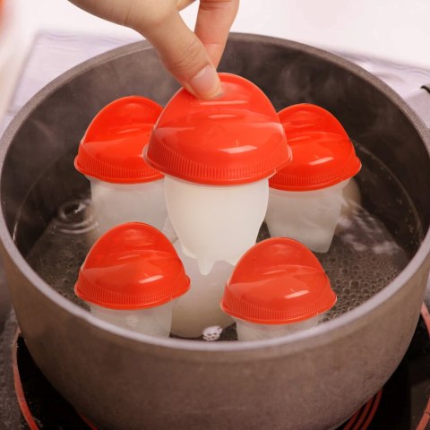 Foremka do gotowania jajek bez skorupek - 6 szt.