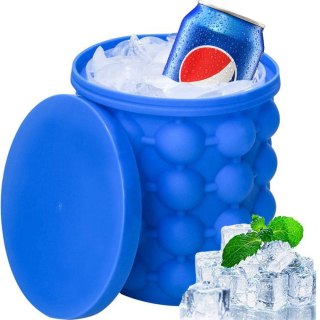 Kubek forma do lodu 2w1 kostkarka silikonowa