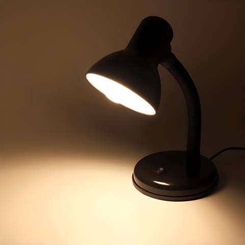 Lampka szkolna biurkowa regulowana E27 220 V - czarna