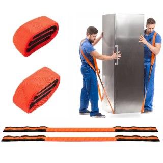 Pasy szelki transportowe do przenoszenia mebli przeprowadzek - 2 szt.