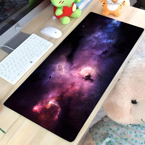 Podkładka mata gamingowa na biurko pod mysz XXL 80 x 40 cm - kosmos