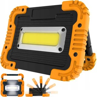 Reflektor halogen zewnętrzny przenośny z uchwytem na baterie 30 W