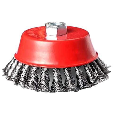 Szczotka druciana na wkrętarkę wiertarkę śr. 130 mm