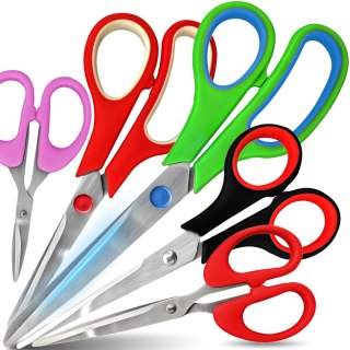 Zestaw nożyc szkolnych uniwersalnych - 5 szt.