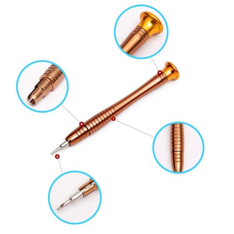 Zestaw wkrętaków precyzyjnych uchwyt 24 końcówki