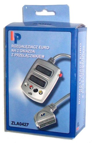 Złącze WTYK EURO-2GN+SVHS+3RCA+przł