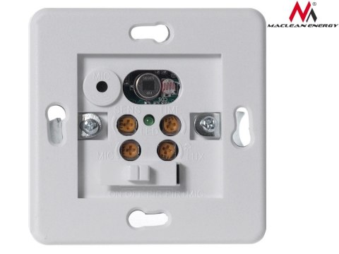 MCE18 Czujnik ruchu i dzwięku ścienny pir mic Maclean Energy
