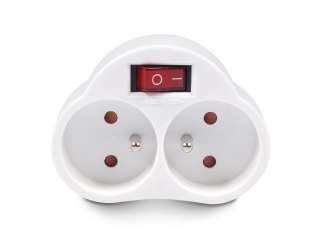 MCE31 Gniazdko prądowe X2 z wyłącznikiem 3680W