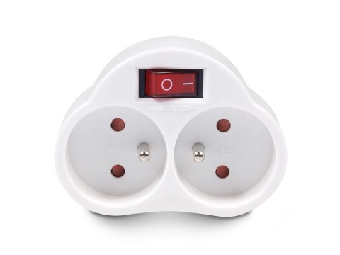 MCE31 Gniazdko prądowe X2 z wyłącznikiem 3680W