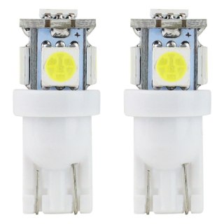 Żarówki led standard t10 w5w 5xsmd 5050 12v amio-01284