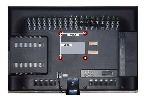 MC-667N 40043 Uchwyt do telewizora 13-42 cali czarny do 25kg max vesa 200x200