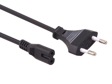 MCTV-809 42164 Kabel zasilający ósemka 2 pin 1,5m wtyk EU