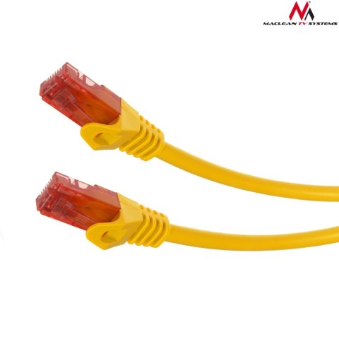 MCTV-300 Y 47260 Przewód kabel patchcord UTP cat6 wtyk-wtyk 0,5m żółty