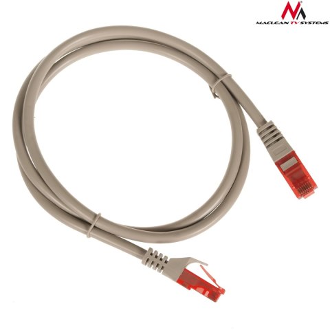 MCTV-301 S 47264 Przewód kabel patchcord UTP cat6 wtyk-wtyk 1m szary