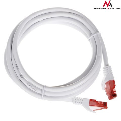 MCTV-302 W 47272 Przewód kabel patchcord UTP cat6 wtyk-wtyk 2m biały