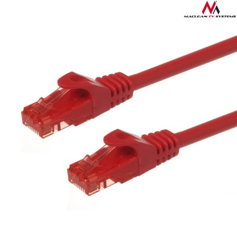 MCTV-303 R 47279 Przewód kabel patchcord UTP cat6 wtyk-wtyk 3m czerwony