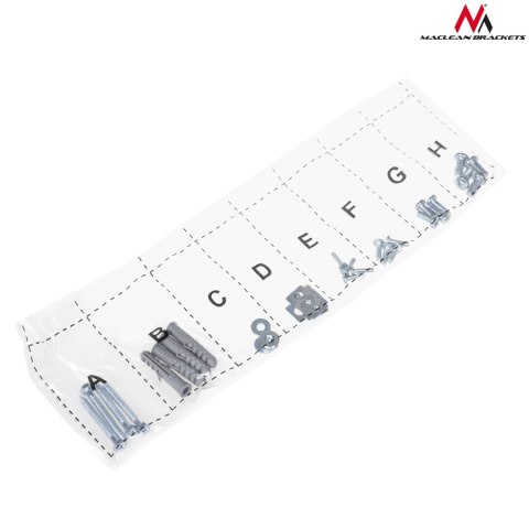 MC-778 51507 Uchwyt do telewizora 26-55 cali czarny do 45kg max vesa 400x400