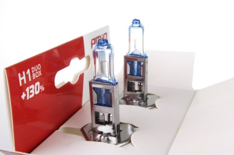 Żarówki halogenowe h1 12v 55w lumitec limited +130% duo amio-01404