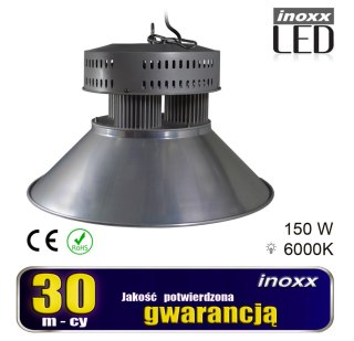 Lampa przemysłowa led 150w high bay cob 6000k zimna 13 500lm