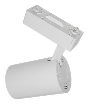 Lampa sklepowa led reflektor szynowy jednofazowy biały 30w 2250 lm światło ciepłe 3000k
