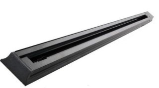 Listwa szynowa jednofazowa 150 cm czarna