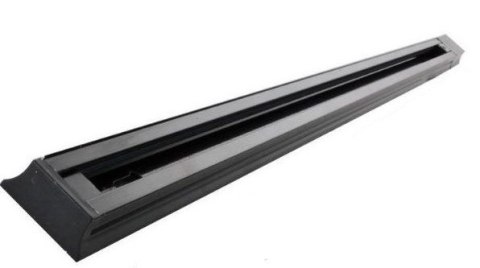 Listwa szynowa jednofazowa 150 cm czarna