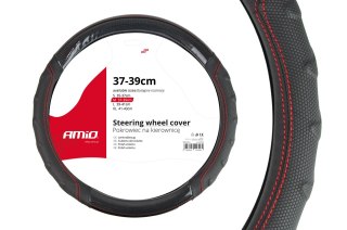 Pokrowiec nakładka na kierownicę samochodową m 37-39cm swc-21-m amio-01698