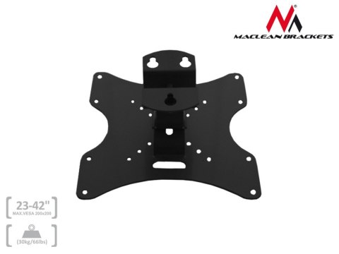 Uchwyt do telewizora lub monitora Maclean, uniwersalny, max VESA 200x200, 23-50", 30kg, czarny, MC-501A B