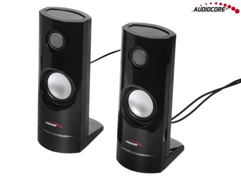 Głośniki komputerowe 8W USB Black Audiocore AC860