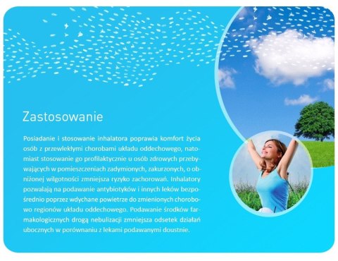 Inhalator dla dzieci Promedix, krówka, zestaw nebulizator, maski, filterki, PR-810