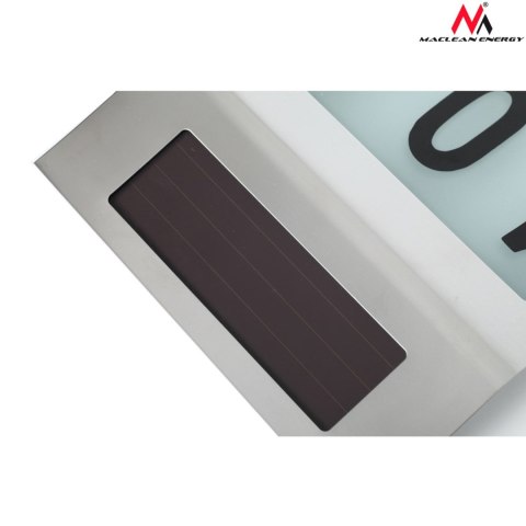 Lampa solarna LED Maclean, z numerem domu, MCE172