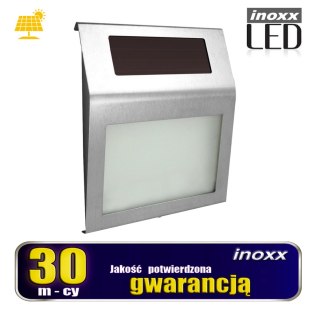 Lampa solarna led z podświetlanym numerem domu