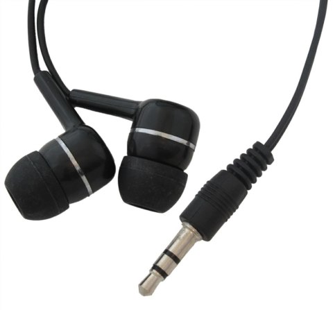 ZS2E Słuchawki czarne + gumki 3 kpl.