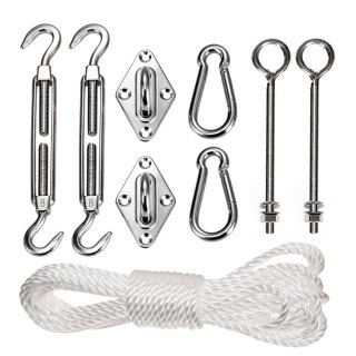 Zestaw metalowy do mocowania żagli GB508