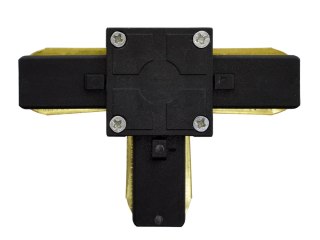 Łącznik do szyn jednofazowych kształt t czarny 230v