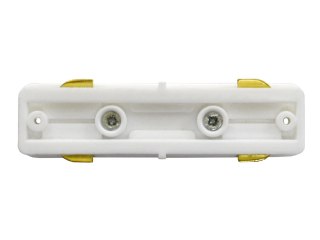 Łącznik do szyn jednofazowych prosty biały 230v