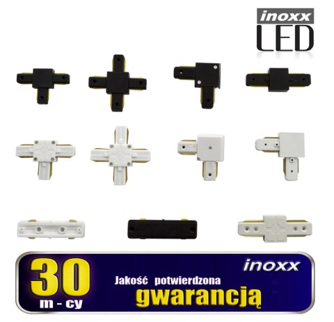 Łącznik do szyn jednofazowych prosty biały 230v