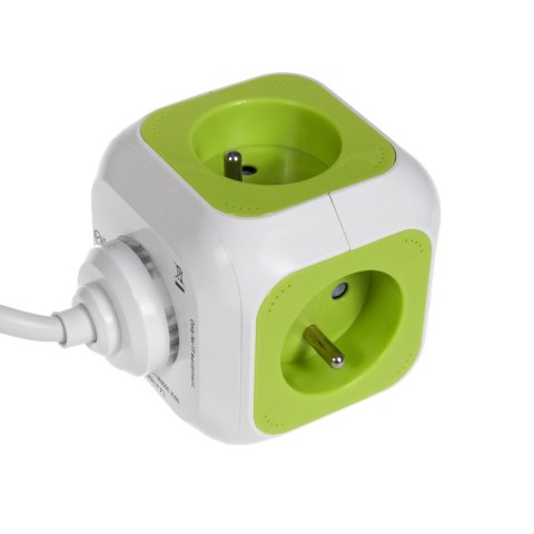 MagicCube poczwórne gniazdko prądowe GreenBlue, 2 wejścia USB, 1,4m, GB118