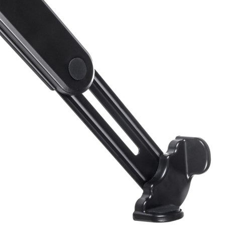 Regulowany uchwyt do laptopa kompatybilny z uchwytami biurkowymi Maclean, do pracy stojąco siedzącej, 11"-17", MC-836