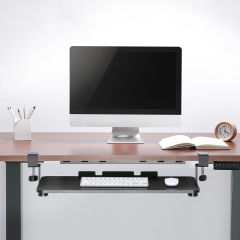 Uchwyt na klawiaturę podbiurkowy Maclean, regulowany, MC-839